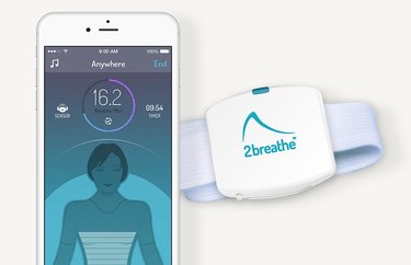 2Breathe app and sensor.