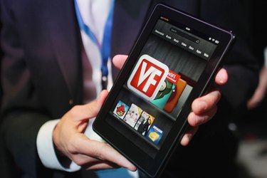 Amazon Introduces New Tablet At News Conference In New York