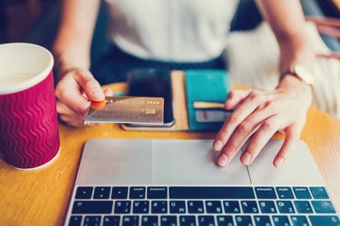 Paying online with credit card