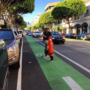 Ojo in bike lane